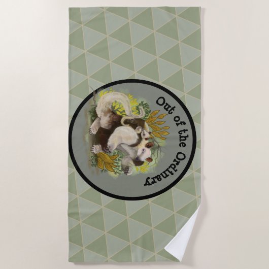 Tamandua Anteater Strandlaken (Voorkant)