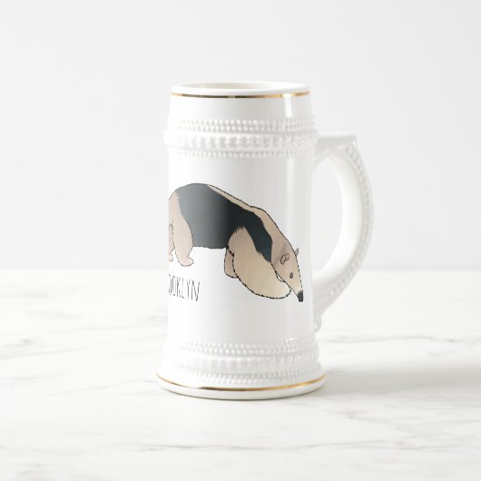 Tamandua-cartoon Bierpul (Voorkant rechts)