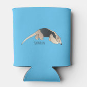 Tamandua-cartoon Blikjeskoeler (Achterkant)