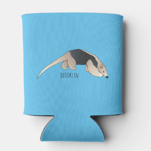 Tamandua-cartoon Blikjeskoeler (Achterkant)