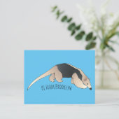 Tamandua-cartoon Briefkaart (Staand voorkant)