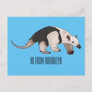 Tamandua-cartoon Briefkaart