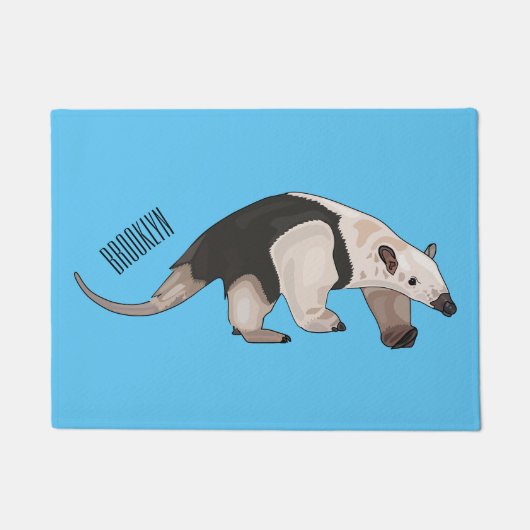 Tamandua-cartoon Deurmat (Voorkant)