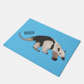 Tamandua-cartoon Deurmat (Schuin)