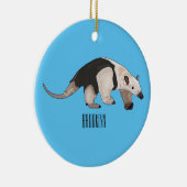 Tamandua-cartoon Keramisch Ornament (Rechts)