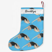 Tamandua-cartoon Kleine Kerstsok (Achterkant)