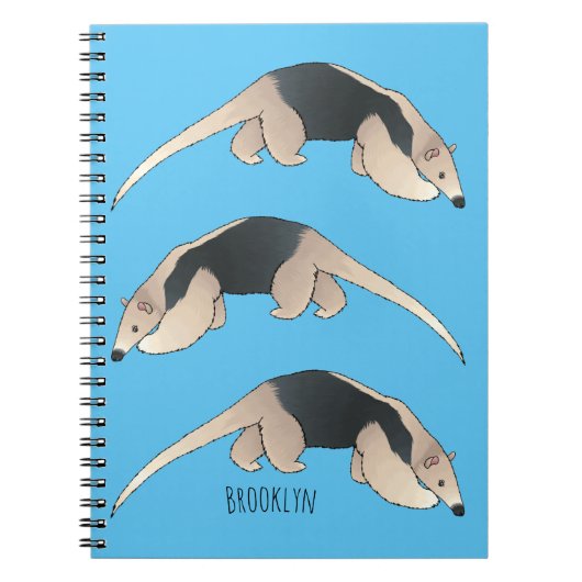 Tamandua-cartoon Notitieboek (Voorkant)