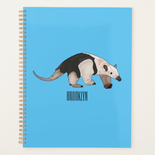 Tamandua-cartoon Planner (Voorkant)