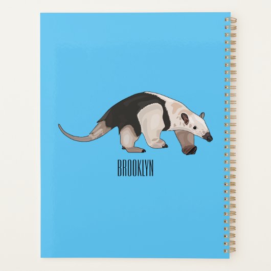 Tamandua-cartoon Planner (Achterkant)