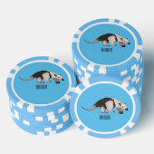 Tamandua-cartoon Poker Chips (Opstapeling)