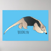 Tamandua-cartoon Poster (Voorkant)