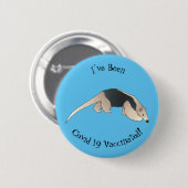 Tamandua-cartoon Ronde Button 5,7 Cm (Voorkant /achterkant)