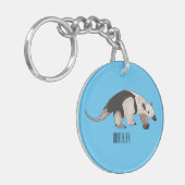 Tamandua-cartoon Sleutelhanger (Voorkant Links)