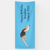 Tamandua-cartoon Spandoek (Verticaal)