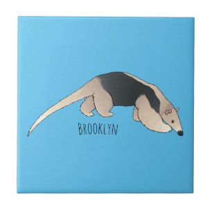 Tamandua-cartoon Tegeltje