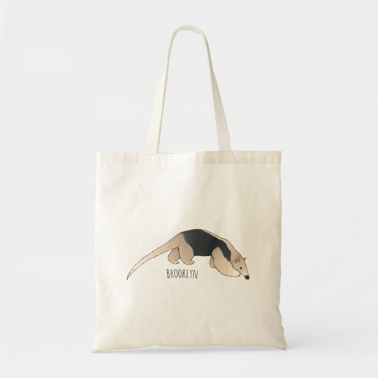 Tamandua-cartoon Tote Bag (Voorkant)