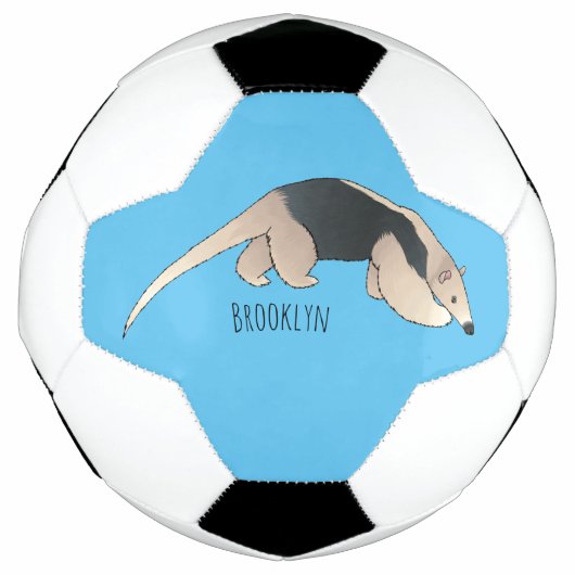 Tamandua-cartoon Voetbal (Voorkant)