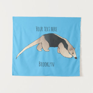 Tamandua-cartoon Wandkleed