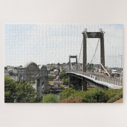 Tamar Bridges, Saltash & Plymouth, Engeland Legpuzzel (Horizontaal)