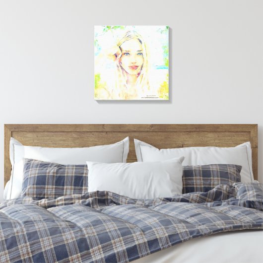 Tamara Canvas Print (Insitu (Slaapkamer))