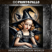 Tamara De Lempicka - Het heksenmeisje Tissuepapier