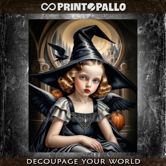 Tamara De Lempicka - Het heksenmeisje Tissuepapier