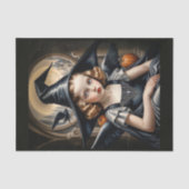Tamara De Lempicka tribute - Het heks meisje Tissuepapier (Voorkant)