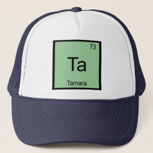 Tamara Naam Chemie Element Periodiek Systeem Trucker Pet