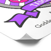 Tamara-naam: heraldry crest unicorn poster (Hoek)