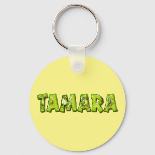 Tamara Name Kiwi Design Schlüsselanhänger Sleutelhanger (Voorkant)