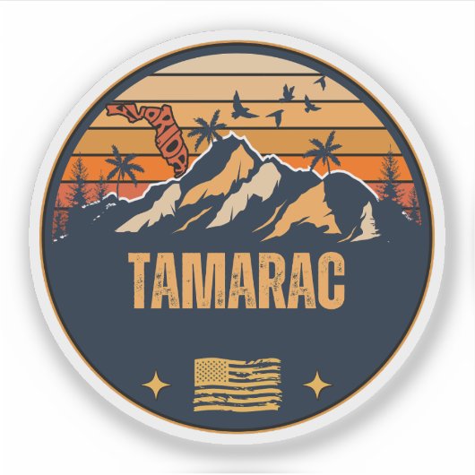 Tamarac, Florida Sticker (Voorkant)