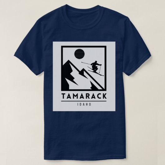 Tamarack Idaho Verenigde Staten Ski TShirt 1 (Design voorkant)