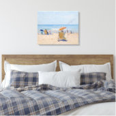 Tamarama Beach - Elioth Gruner Canvas Afdruk (Insitu (Slaapkamer))