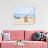 Tamarama Beach - Elioth Gruner Canvas Afdruk (Insitu (Woonkamer))