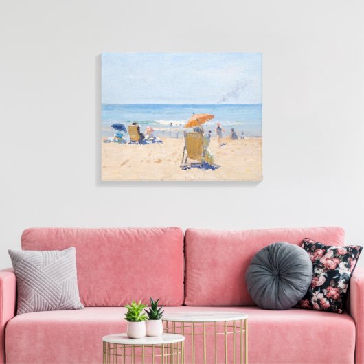 Tamarama Beach - Elioth Gruner Canvas Afdruk (Insitu (Woonkamer))