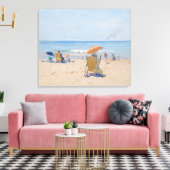 Tamarama Beach - Elioth Gruner Canvas Afdruk (Insitu (Woonkamer))
