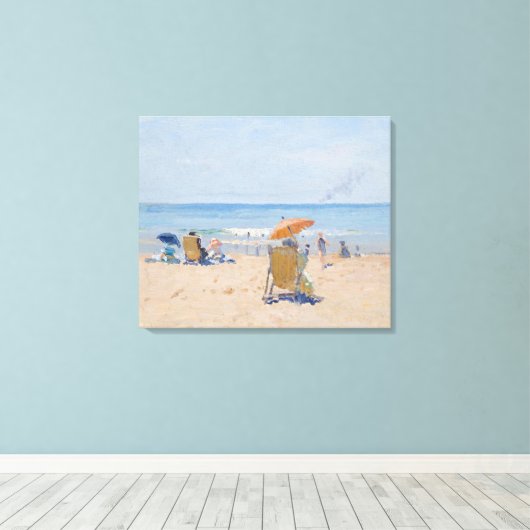Tamarama Beach - Elioth Gruner Canvas Afdruk (Insitu (Houten vloer))