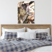 TAMARIN MONKEY CANVAS AFDRUK (Insitu (Slaapkamer))