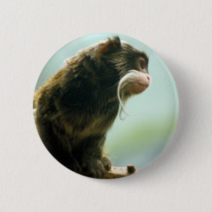 Tamarin Monkey Ronde Button 5,7 Cm