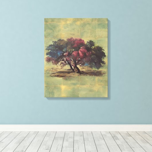 tamarindeboom canvas afdruk (Insitu (Houten vloer))