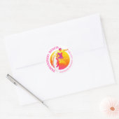 Tamarindo Beach Ronde Sticker (Envelop)