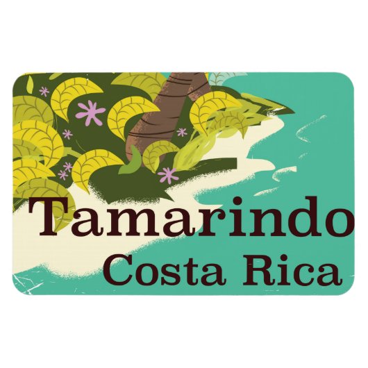 Tamarindo Costa Rica reisposter Magneet (Horizontaal)