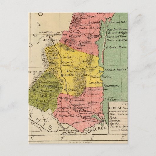 Tamaulipas, Mexico Briefkaart (Voorkant)