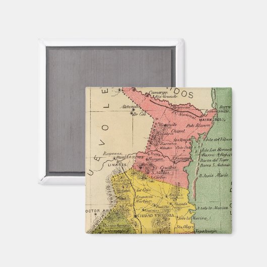 Tamaulipas, Mexico Magneet (Voorkant / Achterkant)