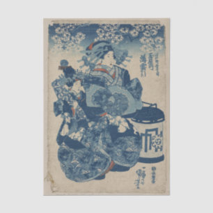 Tamaya uchi Usugumo door Utagawa Kuniyoshi Tissuepapier