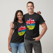 Tamazight met de Britse vlag Amazigh T-shirt (Unisex)