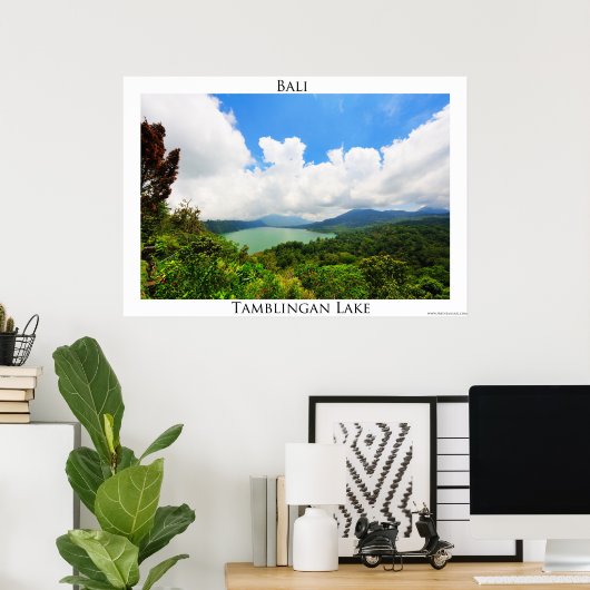 Tamblingan Lake Poster (Thuiskantoor)