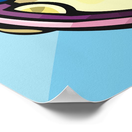 Tamborine en Maraccas Poster (Hoek)