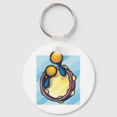 Tamborine- en Maraccas-Sleutelhanger Sleutelhanger (Achterkant)