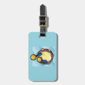 Tambourine en maracas bagagelabel (Voorkant verticaal)